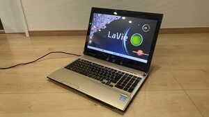 【美品】【SSD:新品1TB】 ノートパソコン 15.6インチ NEC LaVie LL750 LS6G クリスタルゴールド windows11pro