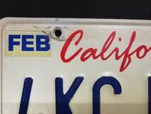 U.S.A. カリフォルニア州　自動車ナンバープレート/ライセンスプレート　SESQUICENTENNIAL-150YEARS　2枚_画像2