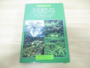 ▲01)Ferns of Malaysia in Colour/カラーで見るマレーシアのシダ植物/A.G.PIGGOTT/TROPICAL/1988年発行/洋書/熱帯/シダ類