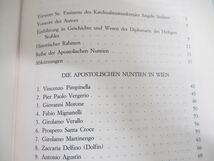 ▲01)ドイツ語 ウィーンの使徒大使/Die apostolischen Nuntien in Wien/Donato Squicciarini/Libreria Editrice Vaticana/1999年/洋書_画像3