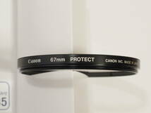 ◆カメラ1735◆ レンズ保護（レンズプロテクター） Canon 67mm PROTECT Canon キャノン 未使用に近い美品 ～iiitomo～_画像5