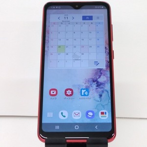 Galaxy A20 SC-02M docomo レッド 送料無料 即決 本体 c00642