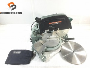 ☆中古品☆HITACHI 日立工機 100V 380mm 卓上丸のこ C15FC 卓上マルノコ 卓上丸ノコ 押切り機 木工用 切断機 81321