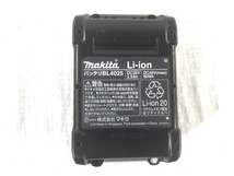 ☆中古品☆makita マキタ 40Vmax 2.5Ah 純正 リチウムイオンバッテリー BL4025 急速充電器 DC40RA リチウムイオン電池 蓄電池 81818_画像6