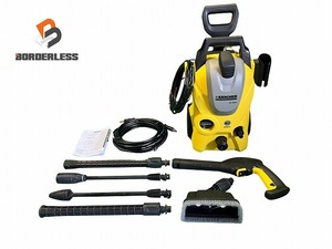 ☆美品☆KARCHER ケルヒャー 高圧洗浄機 K3 silent/K3 サイレント ベランダ 100V 60Hz 西日本 ホース＋ガン付 81659