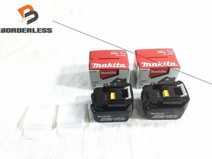 ☆未使用品 2個セット☆makita マキタ 14.4V 3.0Ah 純正 リチウムイオンバッテリー BL1430B 残量確認付き リチウムイオン電池 81811