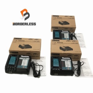 ☆未使用3個セット☆makita マキタ 14.4V/18V用 純正 急速充電器 DC18RF リチウムイオンバッテリー用 バッテリーチャージャー 81143