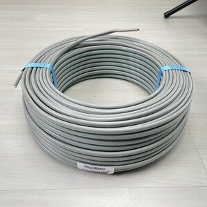 VVF 2×2.0+1.6 約90m VVF2.0-2C+1.6 灰色 (黒/白/緑) 住友 【未使用 開封品】 ■K0039433