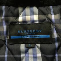 BURBERRY LONDON BLUE LABEL 015-33 バーバリータータン ダウンジャケット キルティング裏地 ブラック 三陽商会 メンズ M バーバリー_画像6