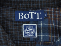 XL サイズ BoTT Creative Drug Store Box Flannel L/S Shirt パッチワーク チェックネルシャツ Birth Of The Teenager ネイビー ボット F_画像4