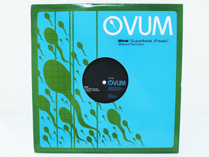 Wink / Superfreak (Freak) Blakkat Remixes 12inch レコード Josh Wink Ovum Recordings 2002年 F