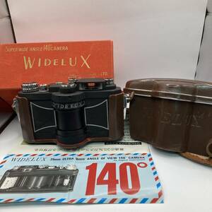 1円スタート PANON WIDELUX F7 パノン ワイドラックス SUPER WIDE ANGLE 140° パノラマカメラ ケース 箱付き フィルムカメラ