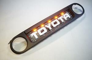 トヨタFJクルーザー/TOYOTA FJ-CRUISER (06-18) FJ Cruiser Grill led light オレンジ ランプ フロントグリル