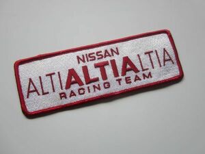 NISSAN ALTIALTIALTIA RACING 日産 ワッペン/自動車 バイク オートバイ レーシング F1 スポンサー 220
