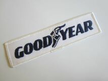 ビンテージ グッドイヤー GOOD YEAR タイヤ ワッペン/自動車 バイク 整備 作業着 F1 レーシング スポンサー ② 164_画像1