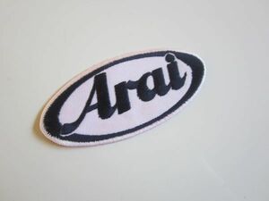 Arai アライ ヘルメット ワッペン/当時物 自動車 バイク レーシング F1 スポンサー 161