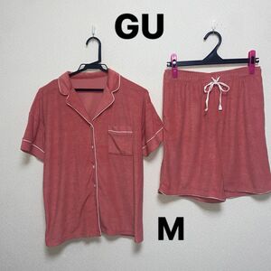 GU 半袖　タオル生地　パジャマ