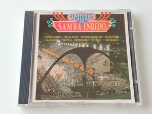 [ rare BRAZIL record ]APOTEOSE DO SAMBA ENREDO CD EMI 354795375-2 90 year samba navy blue pi,Batucada,Uniao Da Ilha,Beija Flor,Salgueiro,Estacio,