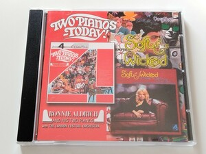 【03年リマスター2in1】Ronnie Aldrich / Two Pianos Today! & Soft&Wicked CD VOCALION UK CDLK4188 ロニー・アルドリッチ,67&73年名盤