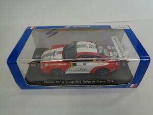 SPARK 1/43 ポルシェ Porsche 997 GT3 Cup RGT Rallye de France 2014 シュリンクなし 未開封品 300個限定 管理ZI-N72