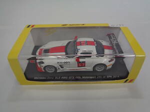 SPARK 1/43 Mercedes-Benz SLS AMG GT3 GDL Motorsport 24H of SPA 2014 シュリンクなし 未開封品 300個限定 管理ZI-N197