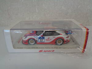 Spark 1/43 ポルシェ 911（997）GT3 KR Kremer Racing21.Platz 24h Nurburgring 2016 シュリンクあり 未開封品 管理ZI-403