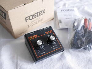 【新品同様】簡易ミキサー、楽器練習にも ★ FOSTEX フォステクス PC-2LIVE mini JAM