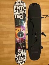 【中古品】FANATIC SLANTED 154cm スノーボード ボードカバー付き_画像1