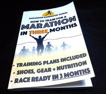 ＜洋書＞3カ月でマラソン　トレーニング方法『Marathon In Three Months』_画像1