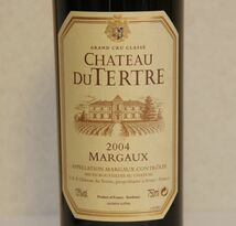 （赤ワイン）シャトー・デュ・テルトル２００４　Chateau du Tertre Margaux 13% 750ml フランス　f703_画像2