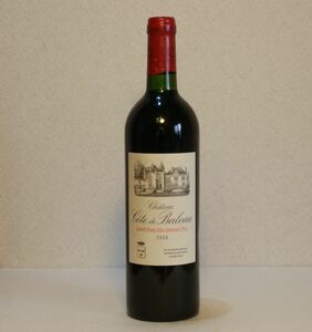 （赤ワイン）シャトー・コート・ド・バロー２００９（裏ラベルしわ）Chateau Cote de Baleau Saint-Emilion 13.5% 750ml フランス　f746