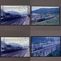 古い鉄道写真 リバーサルスライド『大田中列車、国旗付列車、鉄橋、駅停車』EF58、59、65、あいつ、ひばり、やまびこ、はつかり 112901_画像6