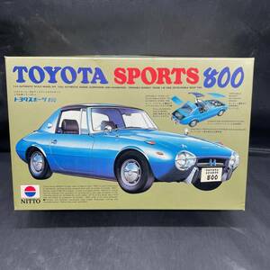 レア 当時物 絶版品 未組立 ニットー 1/24 トヨタ スポーツ 800 プラモデル 日東化学 TOYOTA S800