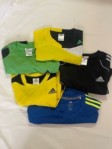 アディダスadidas climalite スポーツウエア 半袖 Ｔシャツ　サイズ L / O　サッカー フットサル ランニング ジョギング トレーニング