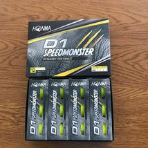 ホンマ HONMA D1 SPEEDMONSTER スピードモンスター イエロー 1ダース(12個)_画像2