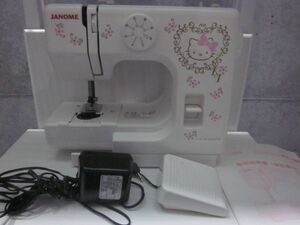 ht【100】美品★JANOME//ジャノメ　サンリオ　キティミシン　KT-35　動作確認済み