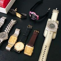 ht【60】腕時計まとめて13点　DIESEL　SEIKO　ATTESA　agnes b.　CASIOなど_画像4