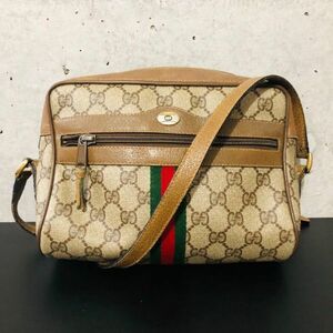 ht【60】GUCCI　グッチ　オールドグッチ　シェリーライン　ショルダーバッグ　56・02・004