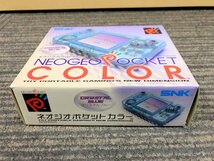 【通電動作未確認】SNK NEOGEO POCKET COLOR NEOP65010 ネオジオポケットカラー クリスタルブルー 1円~　S2434_画像5