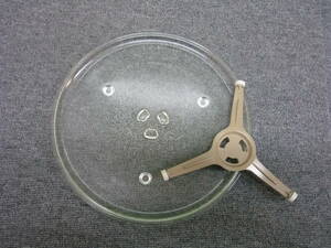 ■[送料無料]　HITACHI 電子レンジ丸皿 直径約27cm HMR-BK220用 中古品　[同梱不可]■
