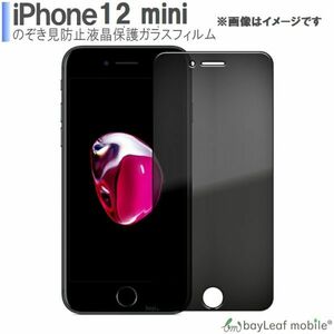 iPhone12 mini 覗き見防止 ガラスフィルム プライバシー保護 フィルム