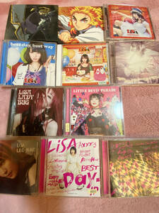 LiSA (リサ)ベストアルバム+アルバム CD+CD+シングル CD CD DVD 計11枚セット(鬼滅の刃など)