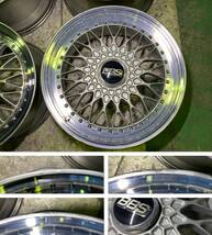 鍛造 BBS SUPER-RS 18インチ スーパーRS RS502 8J +39 RS509 9J +42 PCD114.3 5H JDM VIP ヘラフラ スタンス FORGED 段リム 深リム _画像3