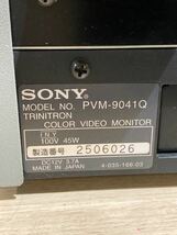 SONY PVM-9041Q トリニトロン9型ビデオモニター・ピクチャーモニター　放送機材 9インチ　2_画像5