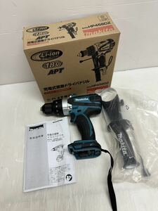 未使用　makita マキタ 18V 充電式振動ドライバードリル HP458D　純正ハンドル付き