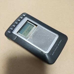 SONY ワイドFM対応 FM/AMポケットラジオ SRF-905V 3band