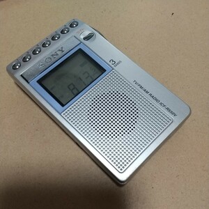 SONY ICF-R550V ラジオ FM/AM ポケットラジオ ソニー ワイドFM対応 