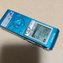 SONY ICD-UX512 ソニー ICレコーダー ボイスレコーダー blue　動作確認済_画像2