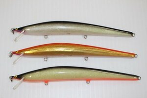 ☆SAURUS BALSA-50 Brownny（ザウルス バルサ 50 ブラウニー）13cm 合計3ケセット【綺麗です】【未使用品？】【1円スタート】☆④