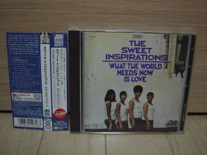 CD[SOUL] 帯 THE SWEET INSPIRATIONS WHAT THE WORLD NEEDS NOW IS LOVE スウィート・インスピレイションズ 世界は愛を求めてる